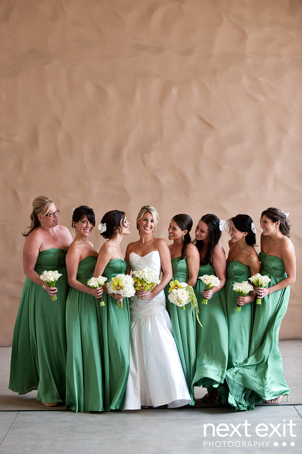 black and green wedding colors